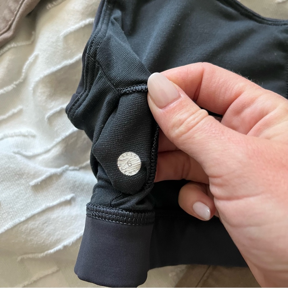 Lululemon Dark Grey/Blue Racerback Sports Bra - Picture 4 of 4